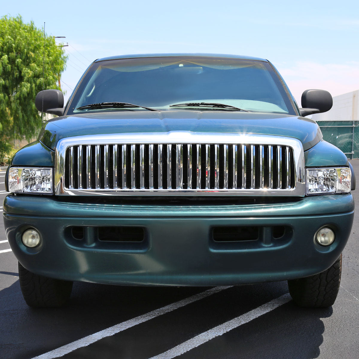 1994-2001 Dodge RAM 1500/ 1994-2002 RAM 2500 3500 Factory Style Headlights (Chrome Housing/Clear Lens)