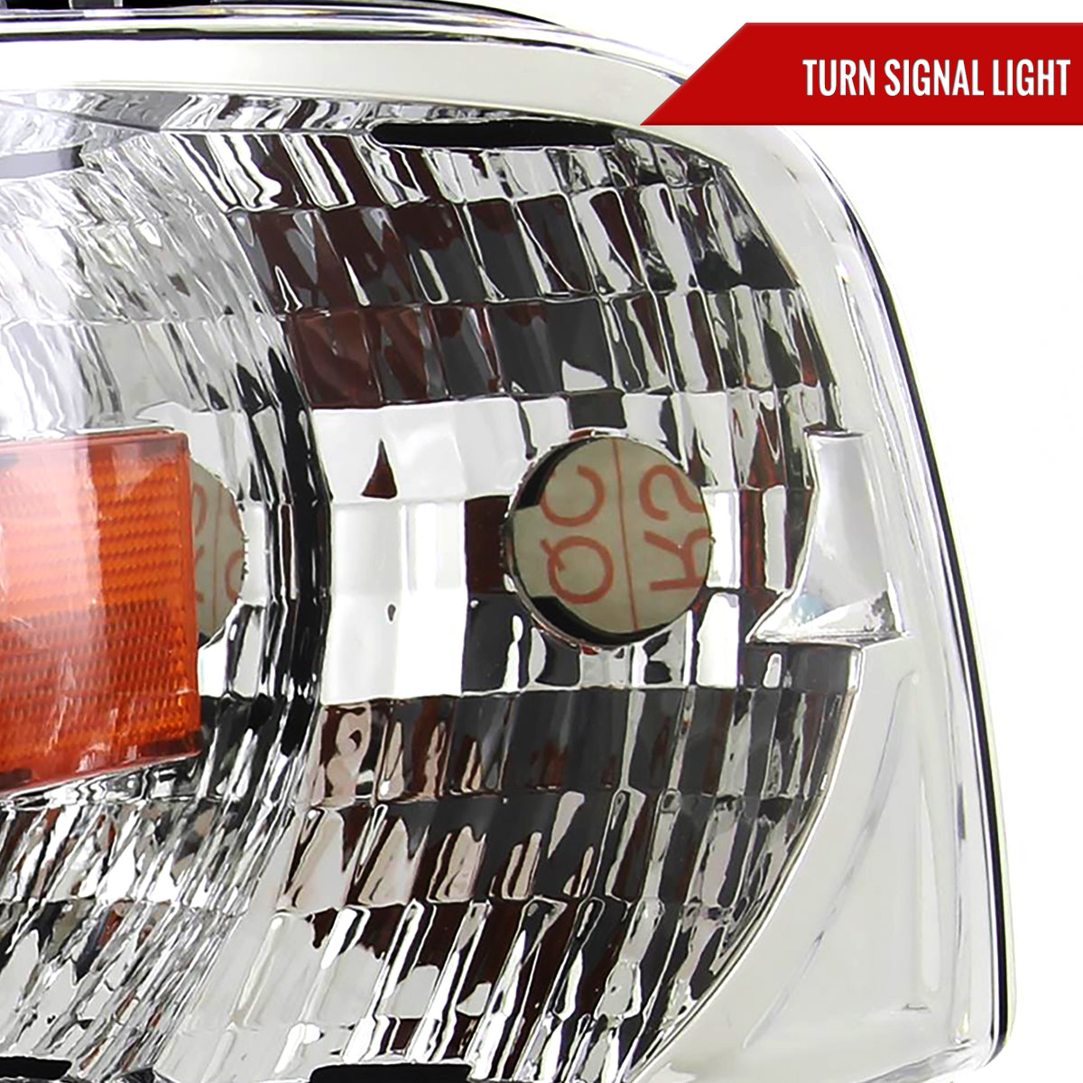 1994-2001 Dodge RAM 1500/ 1994-2002 Dodge RAM 2500 3500 Crystal Headlights (Chrome Housing/Clear Lens)