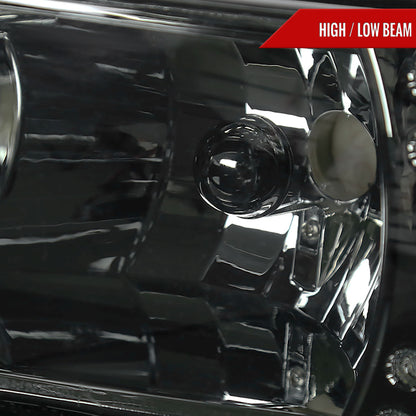 1994-2001 Dodge RAM 1500/ 1994-2002 RAM 2500 3500 Factory Style Headlights (Chrome Housing/Smoked Lens)