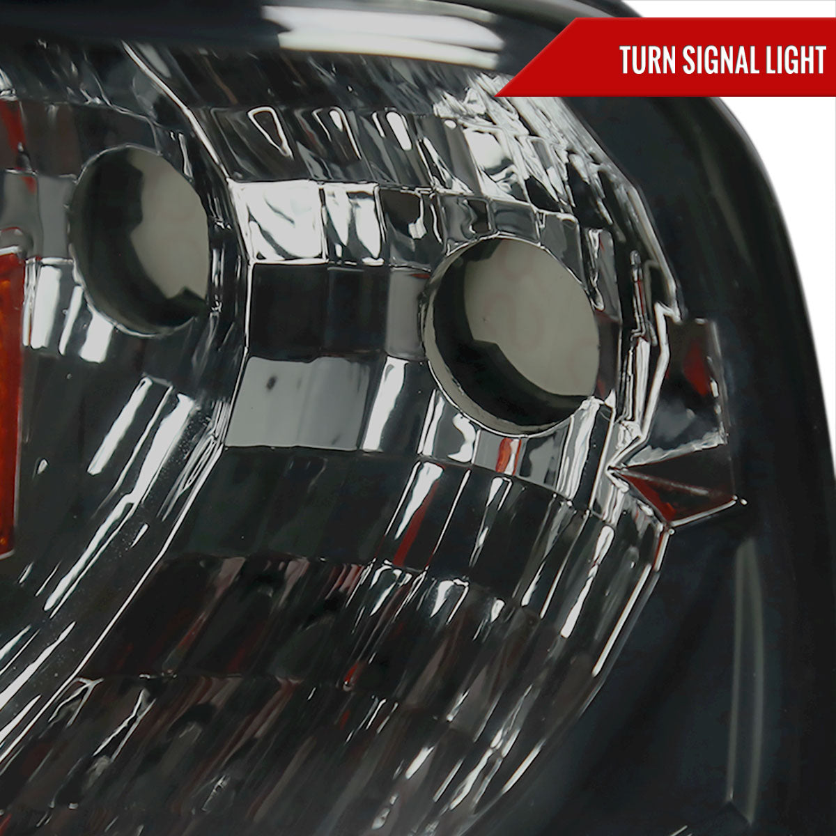 1994-2001 Dodge RAM 1500/ 1994-2002 RAM 2500 3500 Factory Style Headlights (Chrome Housing/Smoked Lens)