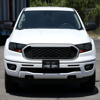 2019-2022 Ford Ranger XL/XLT Factory Style Halogen Headlights (Glossy Black Housing/Smoked Lens)
