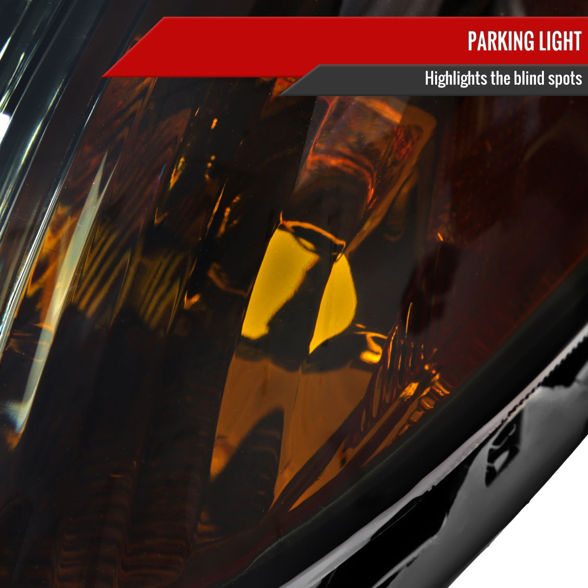 2001-2003 Toyota RAV4 Factory Style Headlights (Chrome Housing/Smoked Lens)