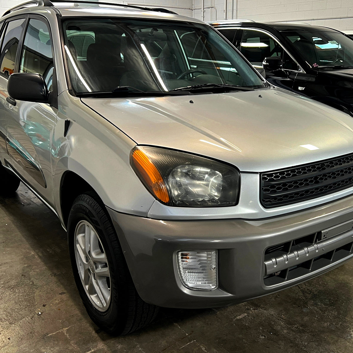 2001-2003 Toyota RAV4 Factory Style Headlights (Matte Black Housing/Clear Lens)