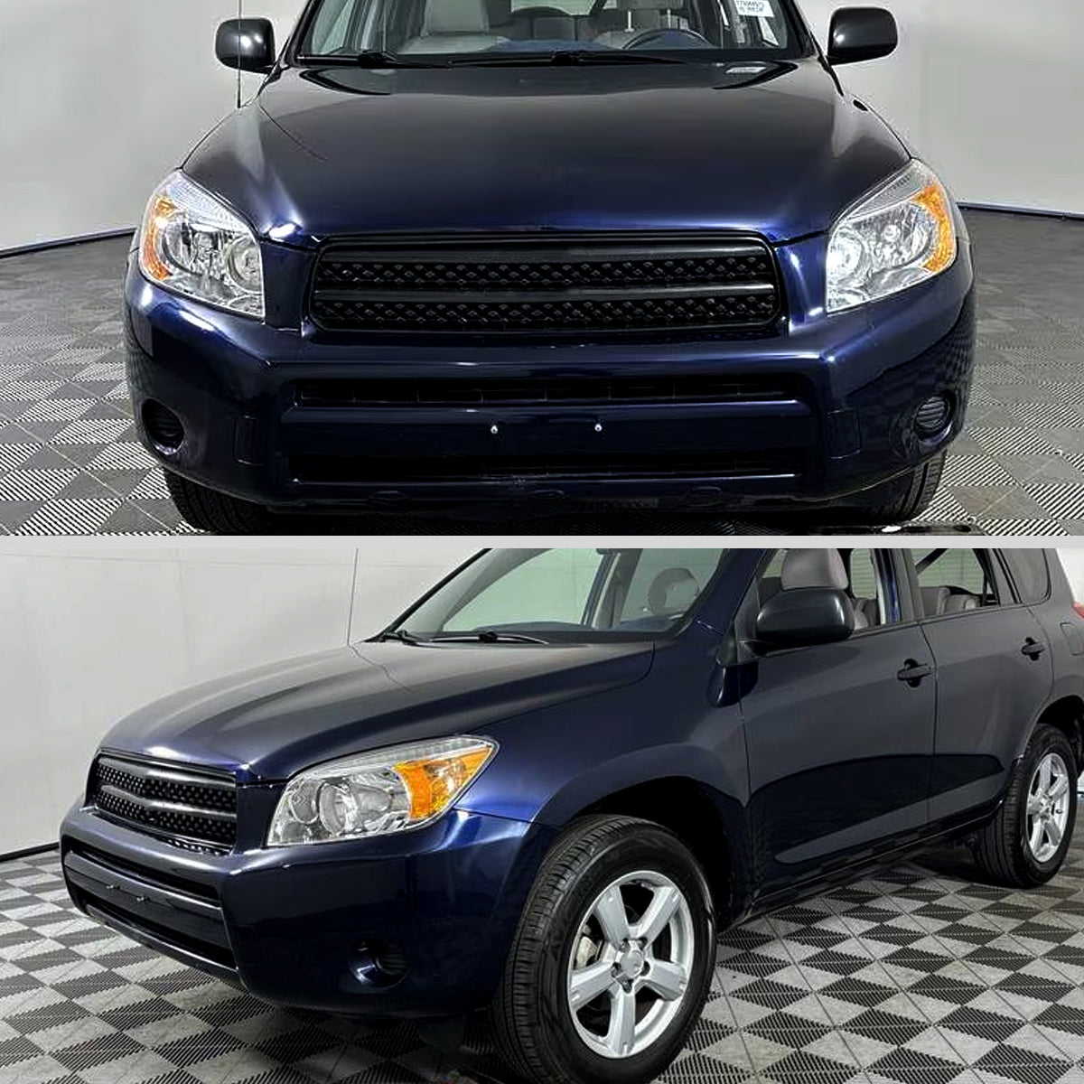 2006-2008 Toyota RAV4 Factory Style Headlights (Chrome Housing/Clear Lens)