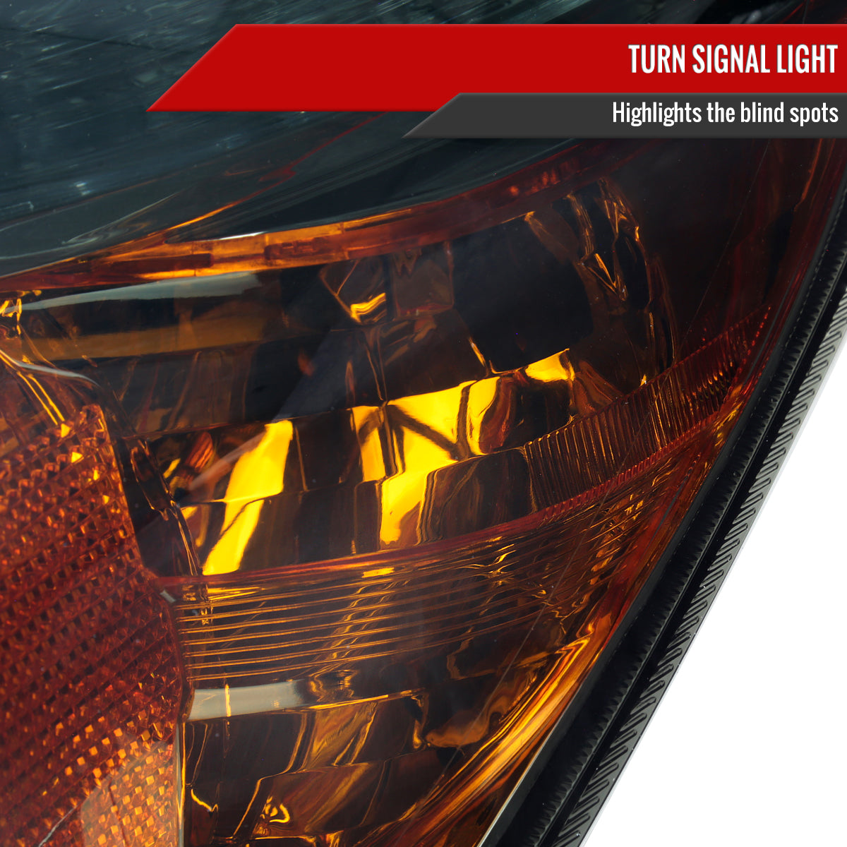2006-2008 Toyota RAV4 Factory Style Headlights (Chrome Housing/Smoked Lens)