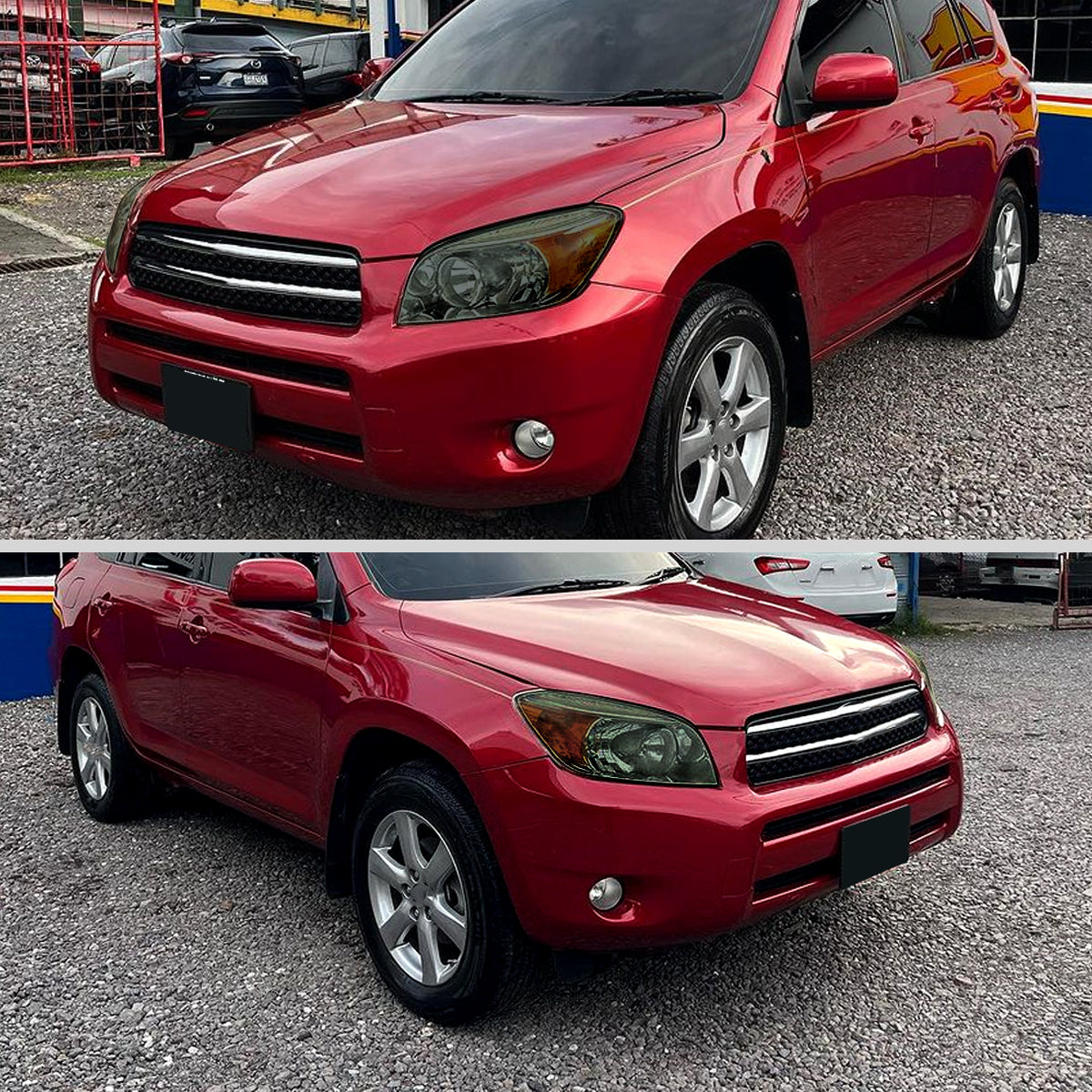 2006-2008 Toyota RAV4 Factory Style Headlights (Chrome Housing/Smoked Lens)