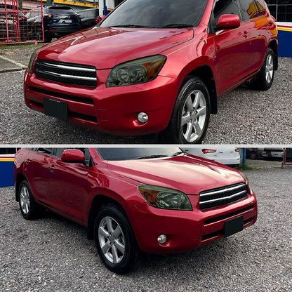 2006-2008 Toyota RAV4 Factory Style Headlights (Chrome Housing/Smoked Lens)
