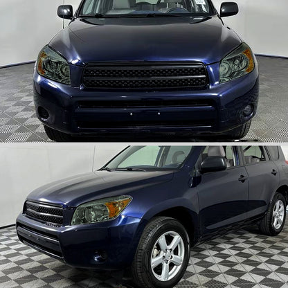 2006-2008 Toyota RAV4 Factory Style Headlights (Chrome Housing/Smoked Lens)
