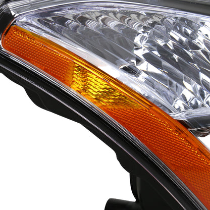 2008-2013 Nissan Rogue/ 2014-2015 Rogue Select Clear Lens Headlight w/ Amber Reflector - Passenger Side Only