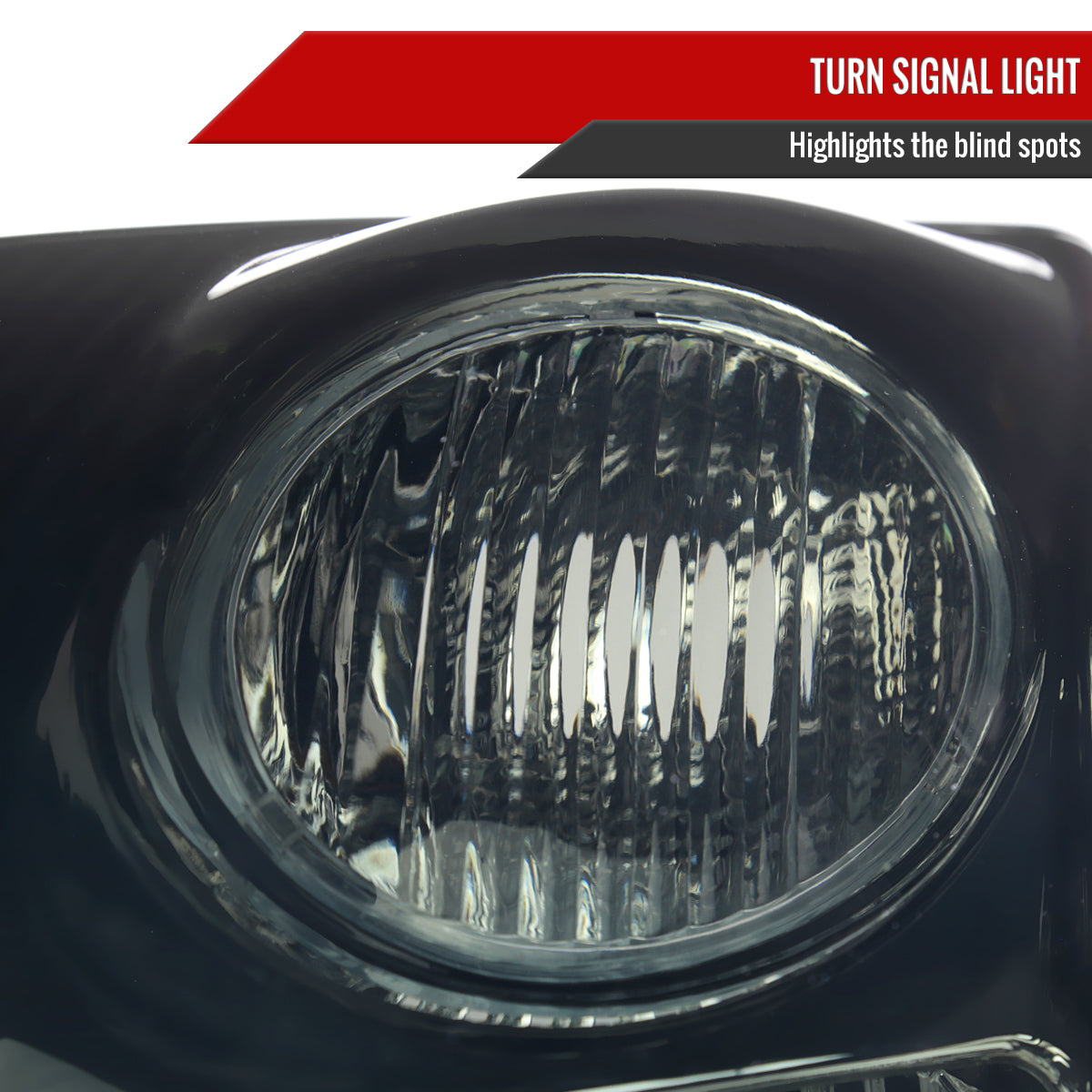 2007-2009 Nissan Sentra Factory Style Headlights with Amber Reflector (Chrome Housing/Smoked Lens)