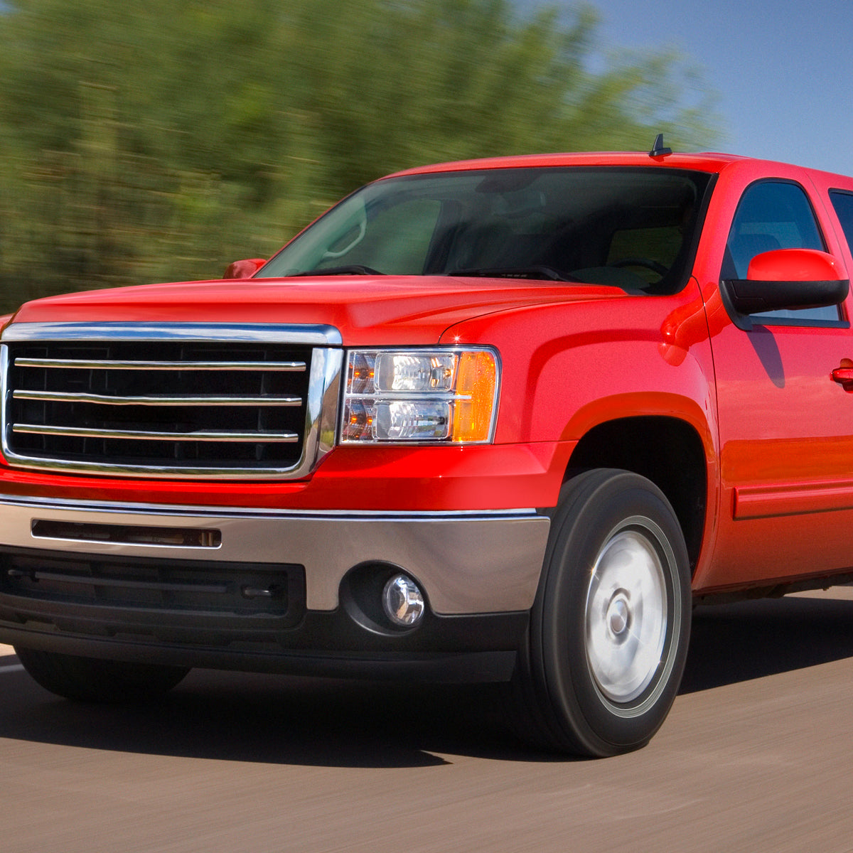 2007-2014 GMC Sierra Factory Style Headlights (Chrome Housing/Clear Lens)