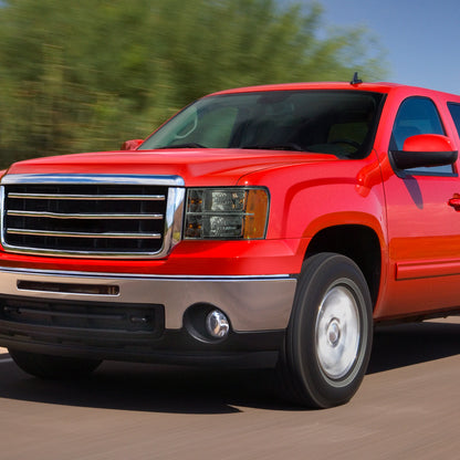 2007-2013 GMC Sierra 1500/2007-2014 Sierra 2500HD 3500HD Factory Style Headlights (Chrome Housing/Light Smoked Lens)