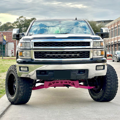 2014-2015 Chevrolet Silverado 1500 Factory Style Headlights w/ Amber Reflectors (Matte Black Housing/Clear Lens)