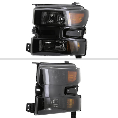 2019-2021 Chevrolet Silverado 1500 Factory Style Projector Headlight (Matte Black Housing/Smoked Lens)