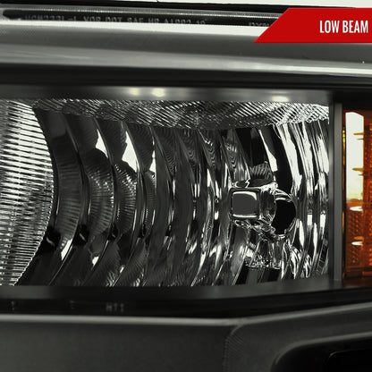 2019-2021 Chevrolet Silverado 1500 Factory Style Projector Headlight (Matte Black Housing/Smoked Lens)