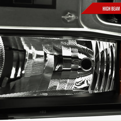 2019-2021 Chevrolet Silverado 1500 Factory Style Projector Headlight (Matte Black Housing/Smoked Lens)