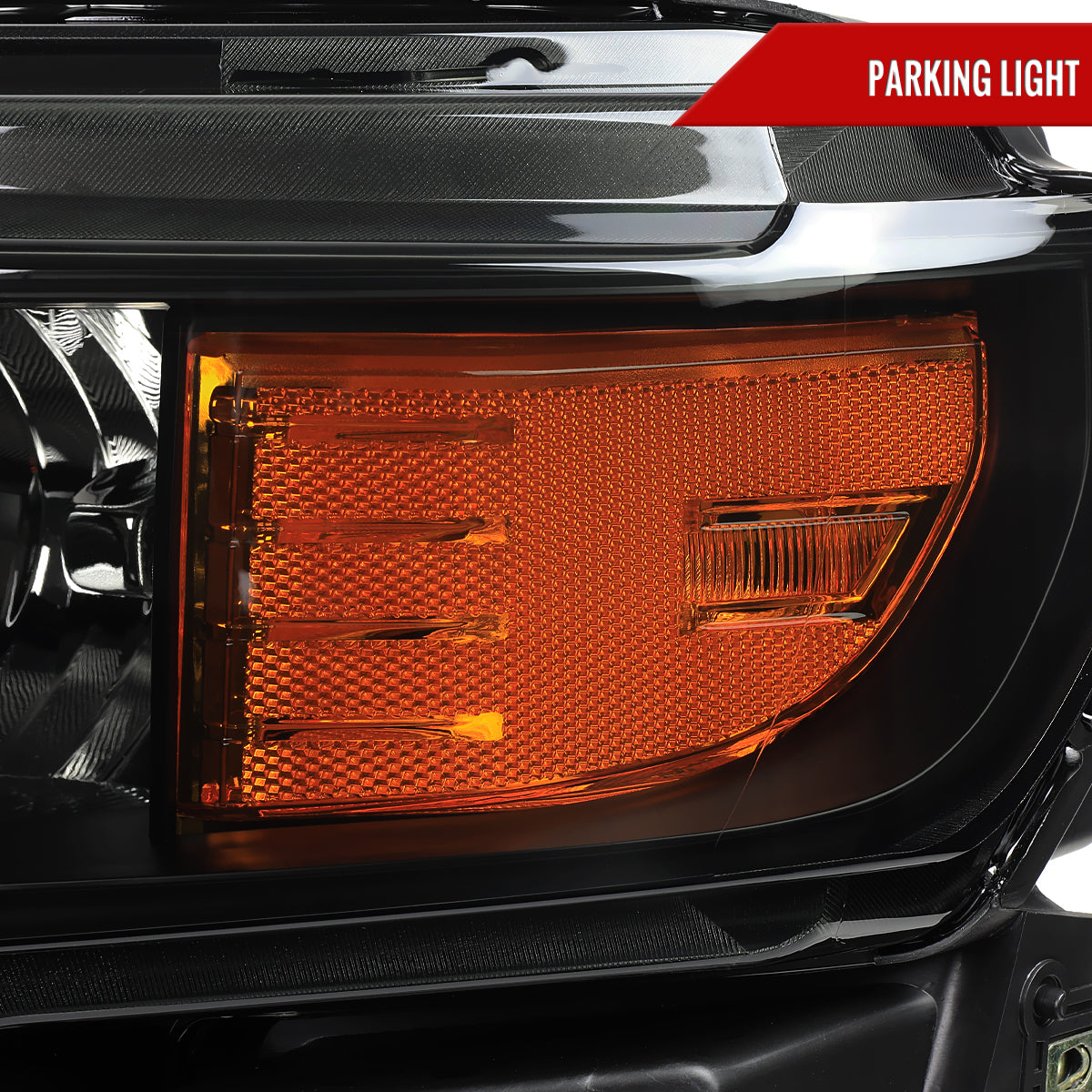 2019-2021 Chevrolet Silverado 1500 Factory Style Projector Headlight (Matte Black Housing/Smoked Lens)