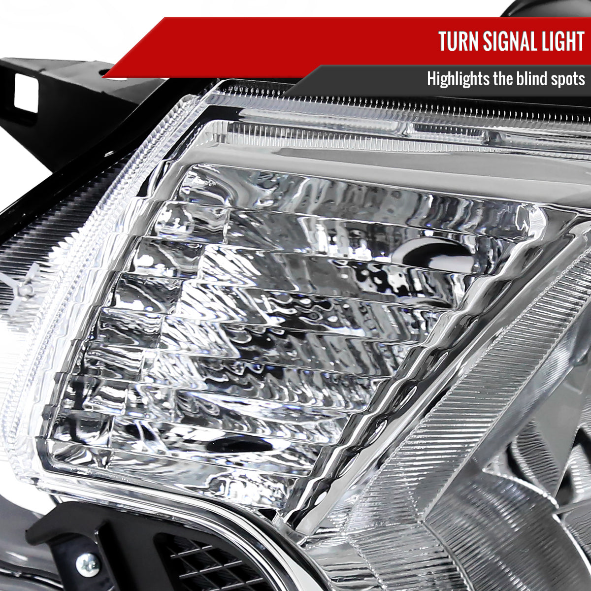 2012-2015 Toyota Tacoma Factory Style Headlights (Chrome Housing/Clear Lens)