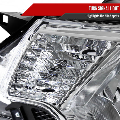2012-2015 Toyota Tacoma Factory Style Headlights (Chrome Housing/Clear Lens)