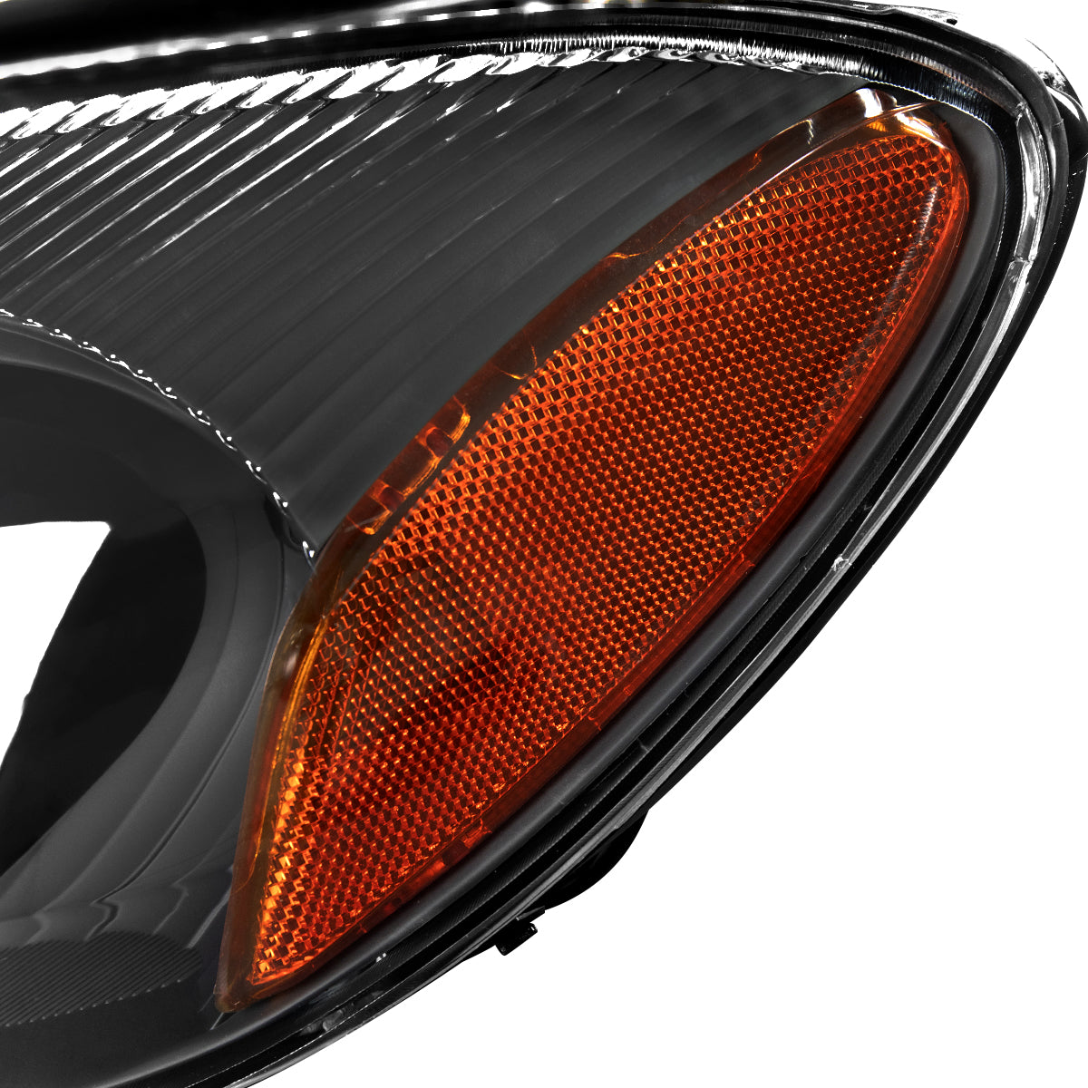 2000-2007 Ford Taurus Factory Style Headlights (Black Housing / Clear Lens)