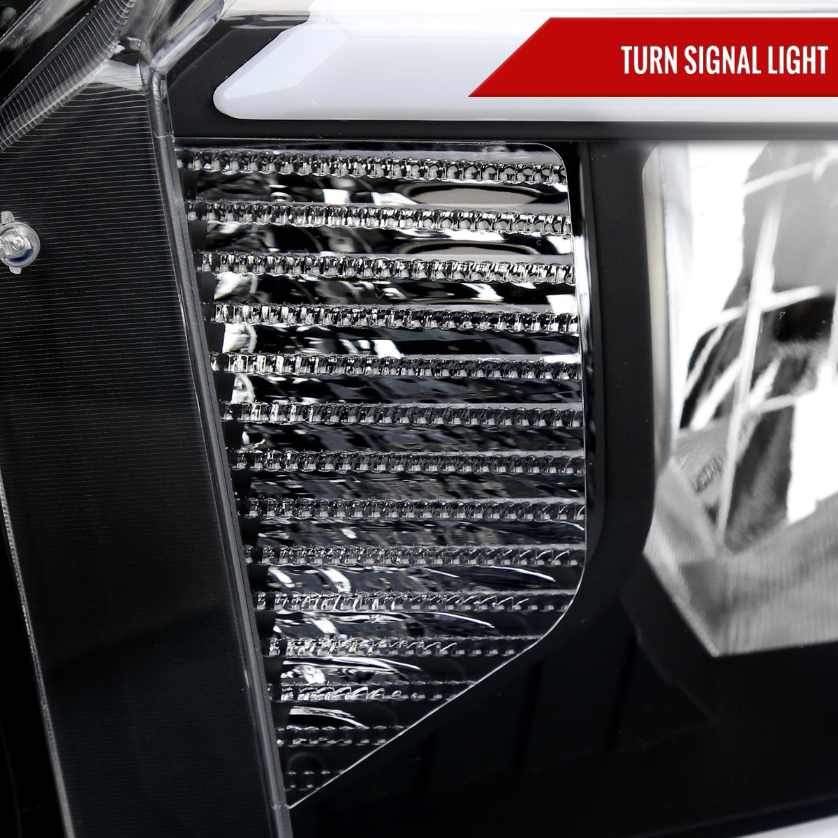 2014-2021 Toyota Tundra LED Bar Factory Style Headlights (Matte Black Housing/Clear Lens)