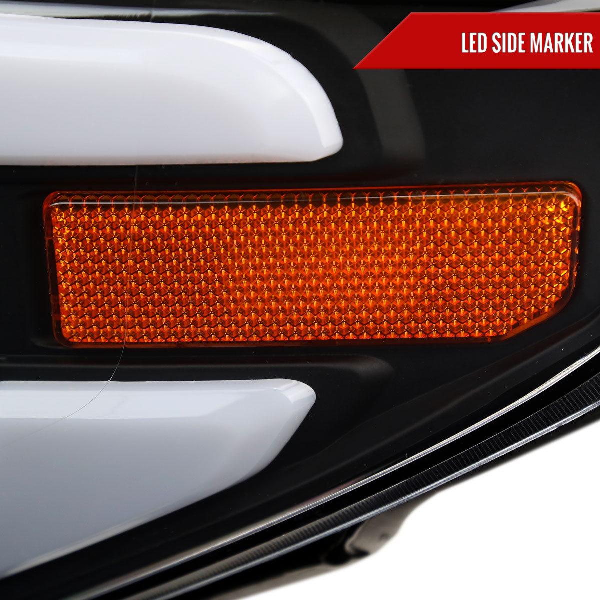 2014-2021 Toyota Tundra LED Bar Factory Style Headlights (Matte Black Housing/Clear Lens)