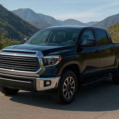 2014-2021 Toyota Tundra LED Bar Factory Style Headlights (Matte Black Housing/Clear Lens)