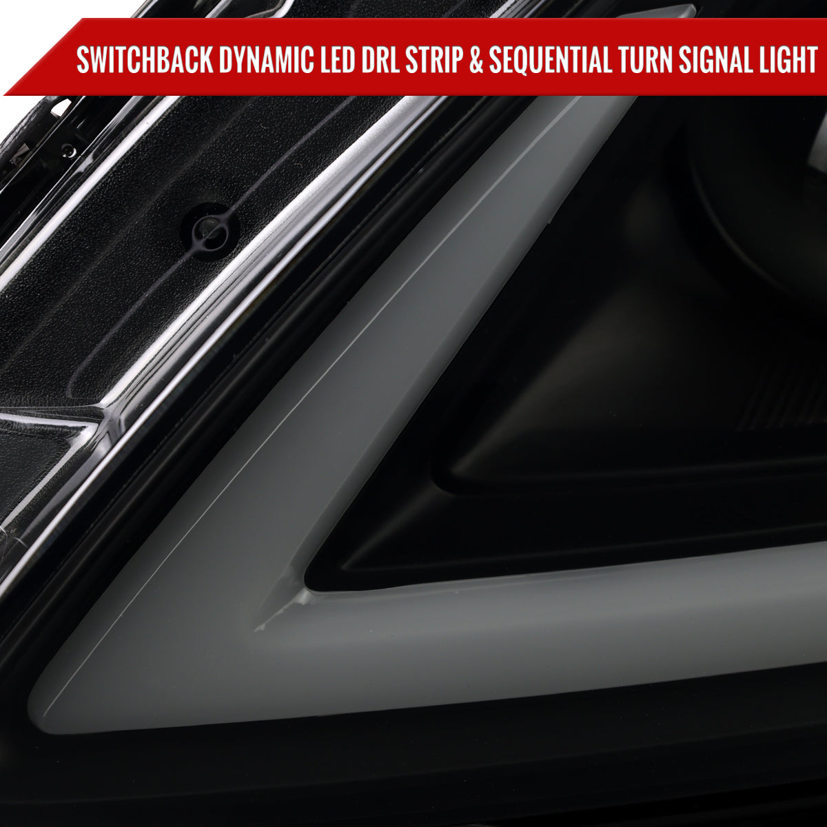 2008-2013 Infiniti G37/2014-2015 Q60 Coupe/Convertible Sequential Switchback LED Turn Signal Full LED Projector Headlights (Matte Black Housing / Smoked Lens)