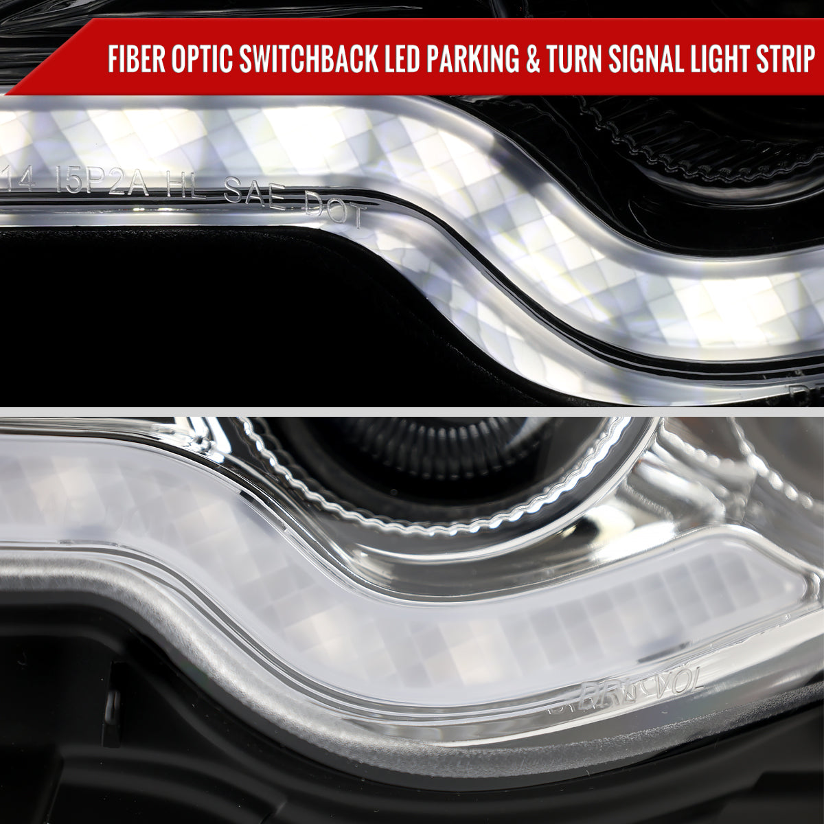 2014-2016 Lexus IS250 IS350 Full LED Project healight (Chrome Housing / Clear lens)