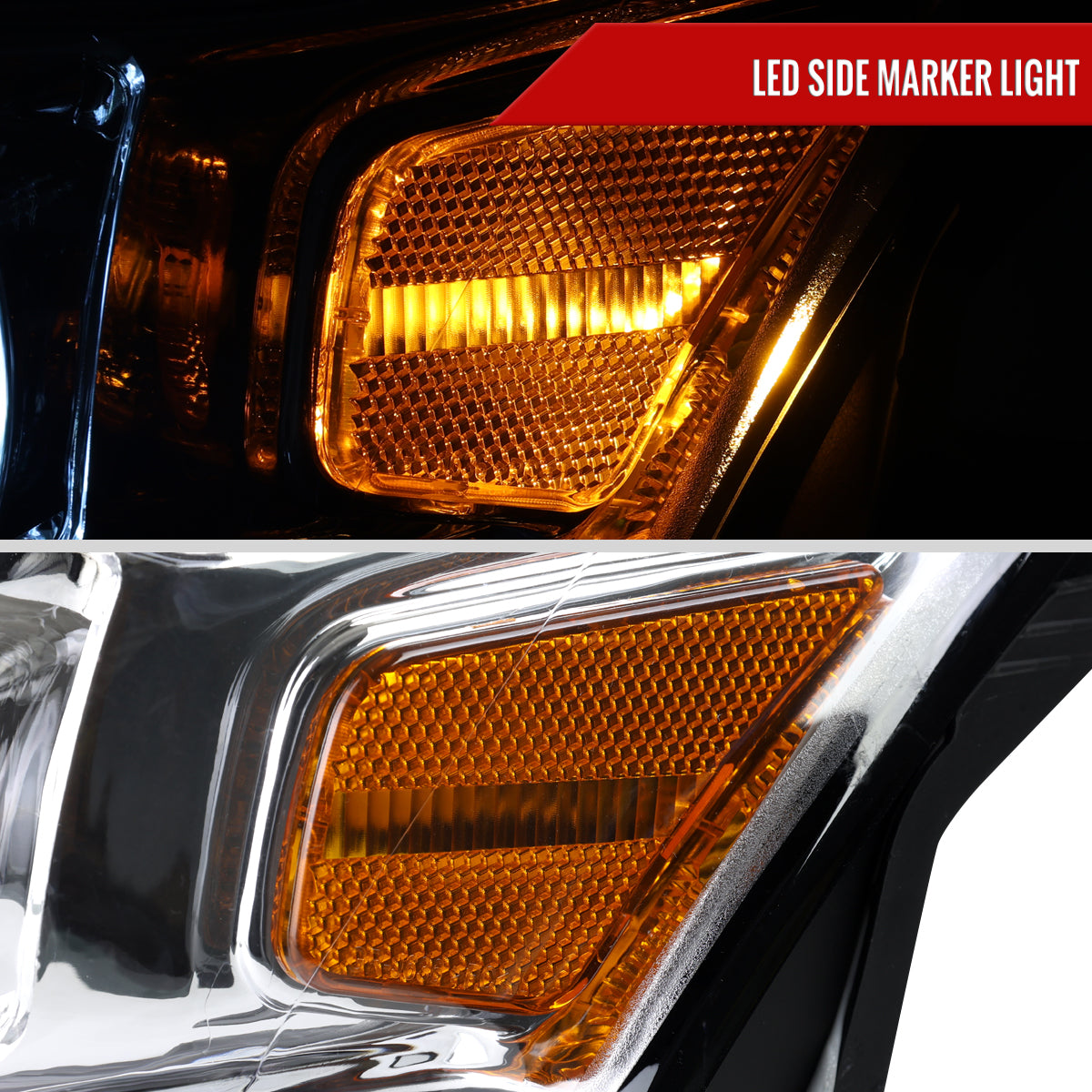 2014-2016 Lexus IS250 IS350 Full LED Project healight (Chrome Housing / Clear lens)