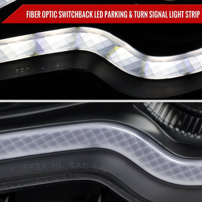 2014-2016 Lexus IS250 IS350 Full LED Project healight (Matte Black Housing / Clear lens)