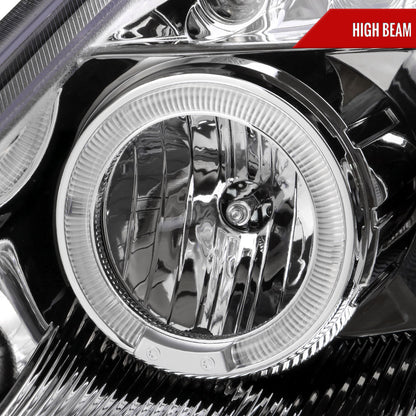 2003-2005 Nissan 350Z Dual Halo Projector Headlights (Chrome Housing/Clear Lens)