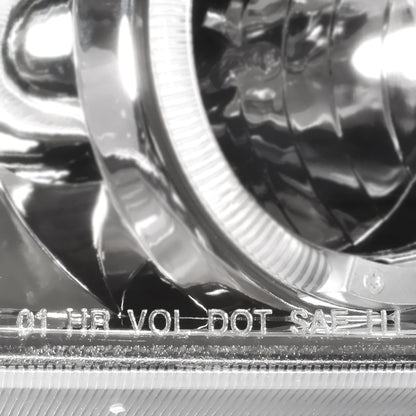 2003-2005 Toyota 4Runner Dual Halo Projector Headlights (Chrome Housing/Clear Lens)