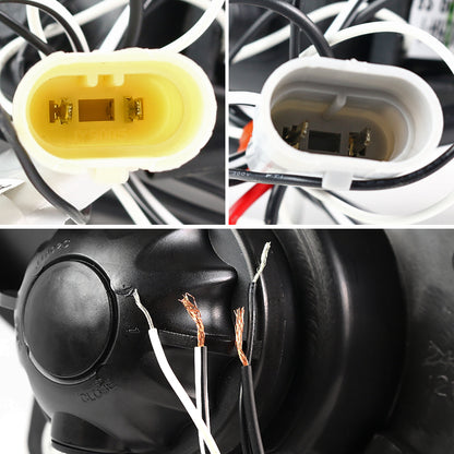 2003-2005 Toyota 4Runner Dual Halo Projector Headlights (Jet Black Housing/Clear Lens)