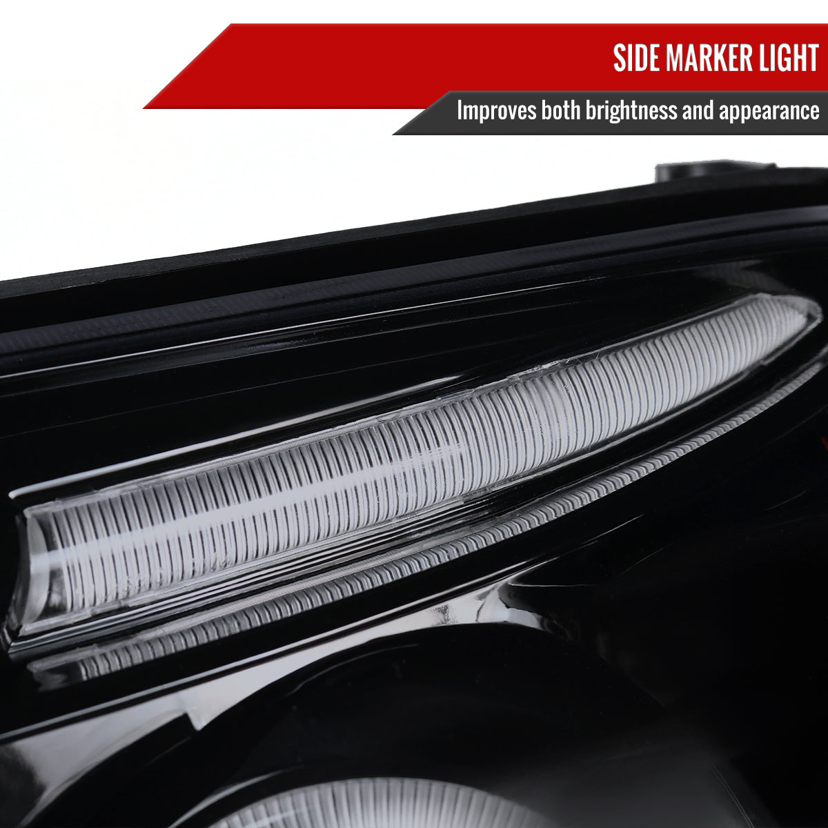 2003-2005 Toyota 4Runner Dual Halo Projector Headlights (Glossy Black Housing/Smoked Lens)