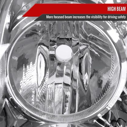 2006-2009 Toyota 4Runner SR5 Limited Projector Style Headlights (Chrome Housing/Clear Lens)
