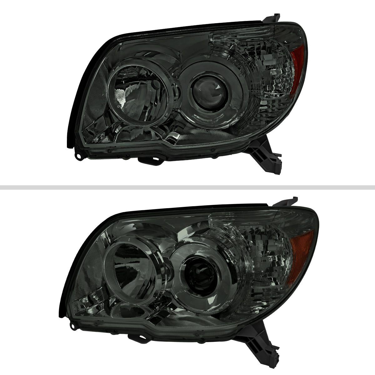 2006-2009 Toyota 4Runner SR5 Limited Projector Style Headlights (Chrome Housing/Smoked Lens)