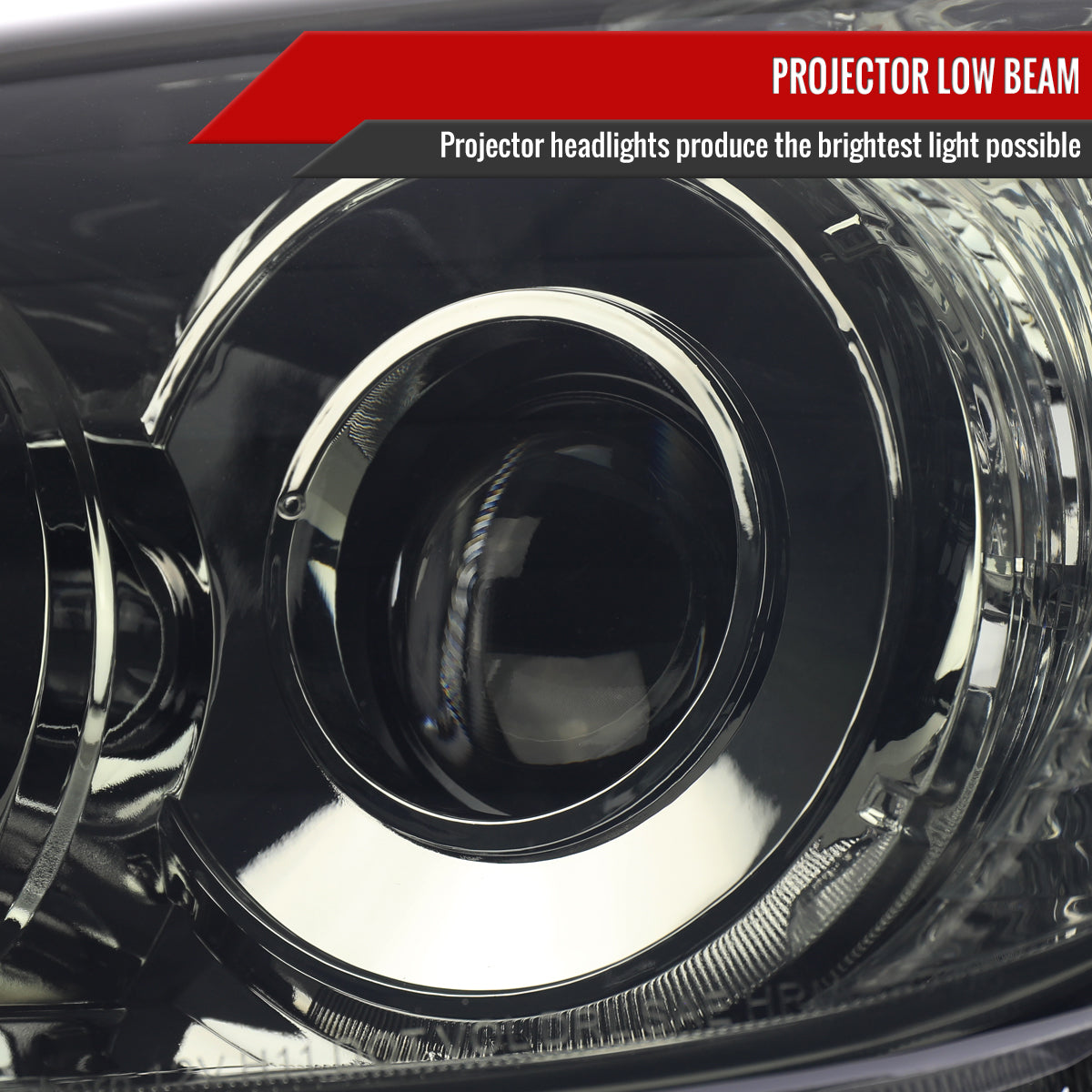 2006-2009 Toyota 4Runner SR5 Limited Projector Style Headlights (Chrome Housing/Smoked Lens)