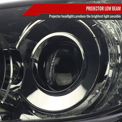 2006-2009 Toyota 4Runner SR5 Limited Projector Style Headlights (Chrome Housing/Smoked Lens)