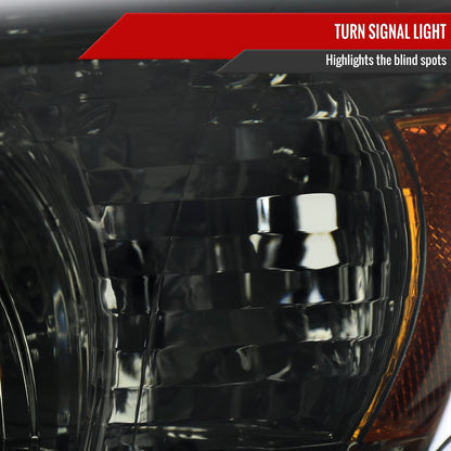 2006-2009 Toyota 4Runner SR5 Limited Projector Style Headlights (Chrome Housing/Smoked Lens)