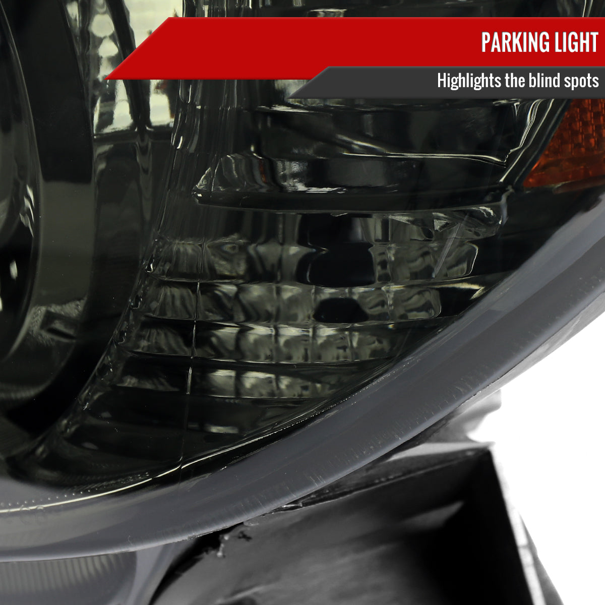 2006-2009 Toyota 4Runner SR5 Limited Projector Style Headlights (Chrome Housing/Smoked Lens)