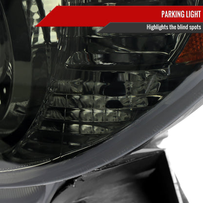 2006-2009 Toyota 4Runner SR5 Limited Projector Style Headlights (Chrome Housing/Smoked Lens)