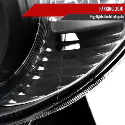 2006-2009 Toyota 4Runner SR5 Limited Projector Style Headlights (Matte Black Housing/Clear Lens)