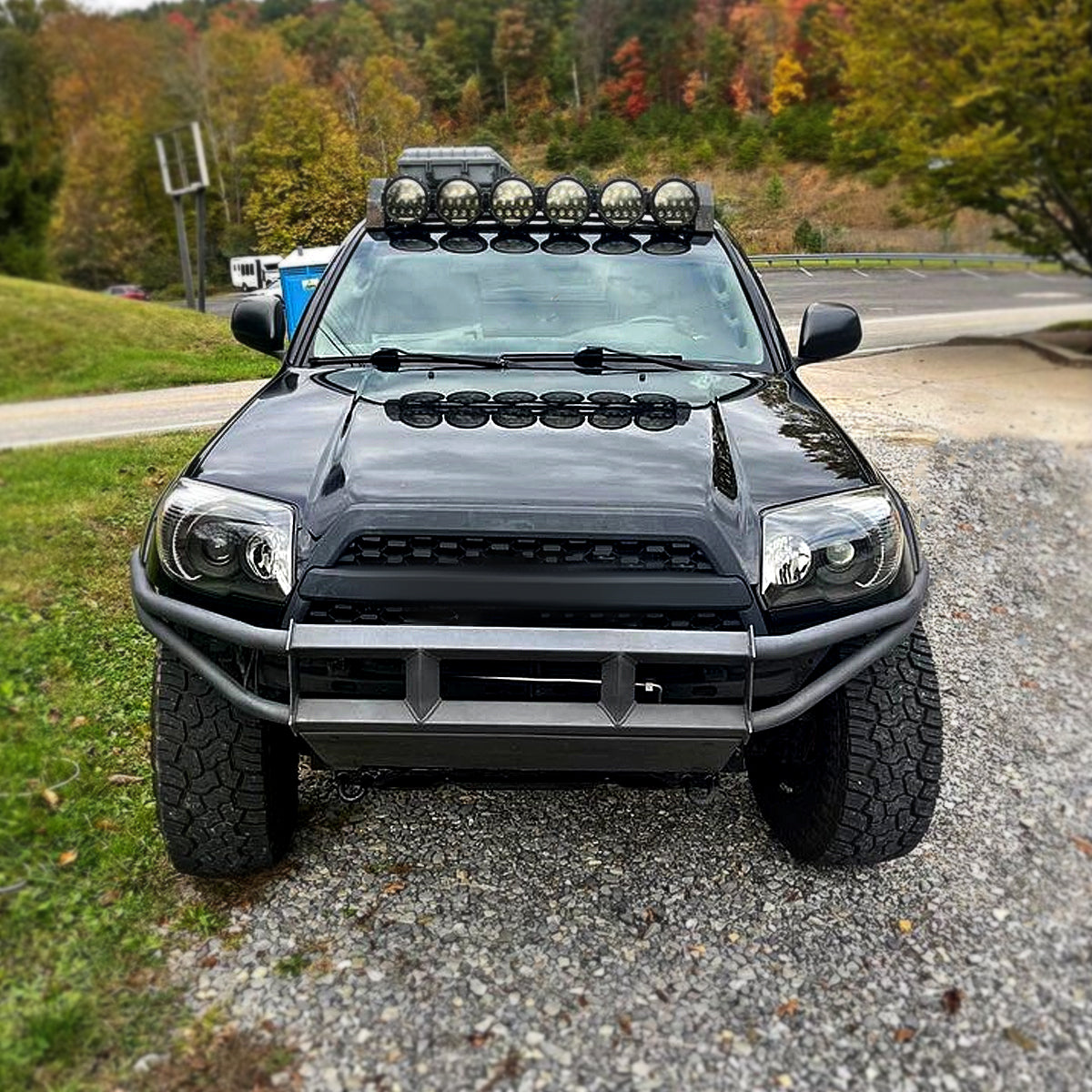 2006-2009 Toyota 4Runner SR5 Limited Projector Style Headlights (Matte Black Housing/Clear Lens)