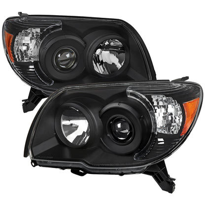 2006-2009 Toyota 4Runner SR5 Limited Projector Style Headlights (Matte Black Housing/Clear Lens)
