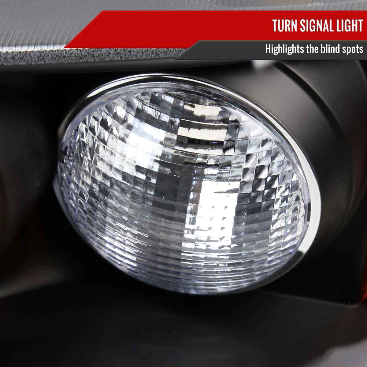 1994-1997 Honda Accord Dual Halo Projector Headlights (Matte Black Housing/Clear Lens)