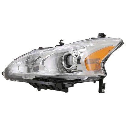 2013-2015 Nissan Altima Sedan Clear Lens Projector Headlight w/ Amber Reflector - Driver Side Only