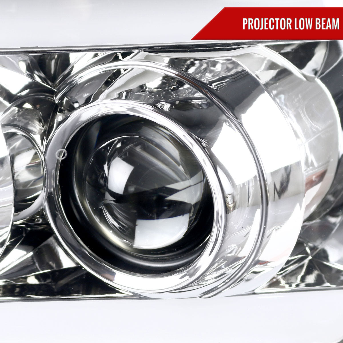 2007-2013 Chevrolet Avalanche/ 2007-2014 Tahoe Suburban LED C-Bar Projector Headlights -RS (Chrome Housing/Clear Lens)