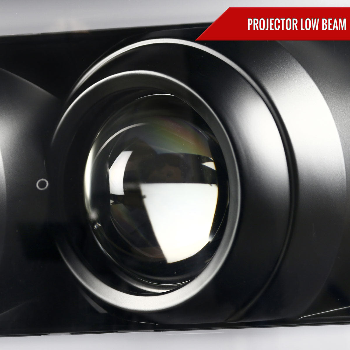2007-2013 Chevrolet Avalanche/ 2007-2014 Tahoe Suburban LED C-Bar Projector Headlights -RS (Matte Black Housing/Clear Lens)