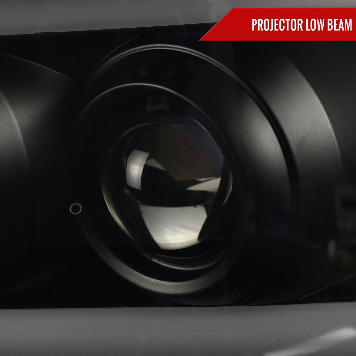 2007-2013 Chevrolet Avalanche/ 2007-2014 Tahoe Suburban LED C-Bar Projector Headlights (Black Housing/Smoked Lens)